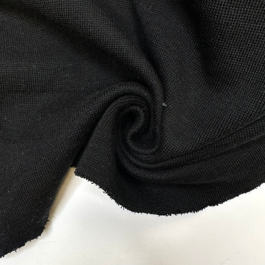 Rubber Band Man - Tubular Rib Knit Polyester Blend Knit - Black - Bundles