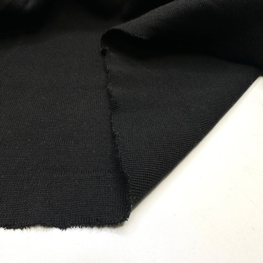 Rubber Band Man - Tubular Rib Knit Polyester Blend Knit - Black - Bundles