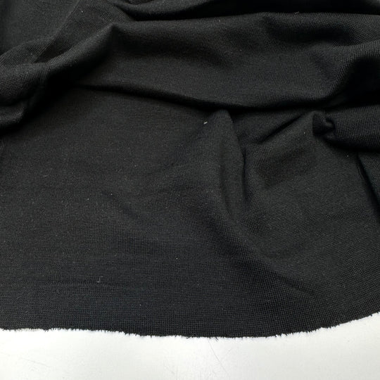 Rubber Band Man - Tubular Rib Knit Polyester Blend Knit - Black - Bundles