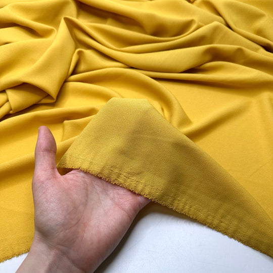 Copenhagen Fashion Week - Crepe Poly Woven - Yellow - Bundles