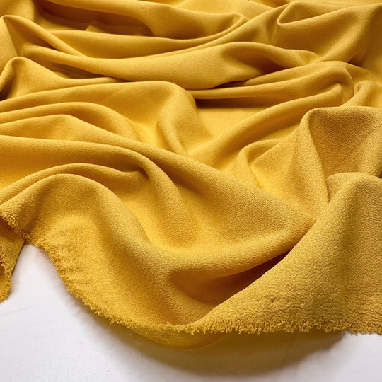 Copenhagen Fashion Week - Crepe Poly Woven - Yellow - Bundles
