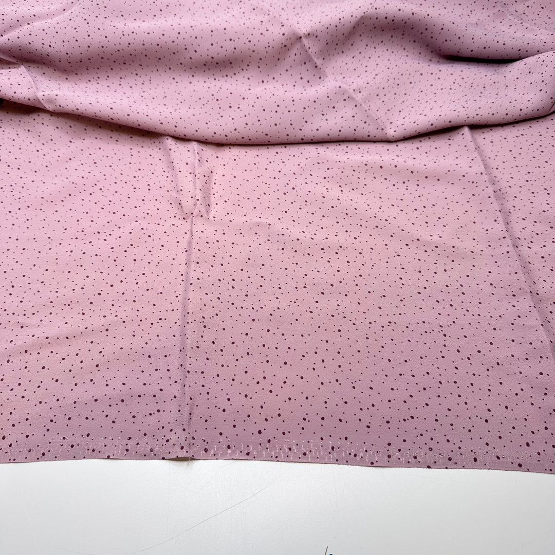 Pretty Pretty Polka Dots - Sateen Poly Woven - Purple Polka Dots - Bundles