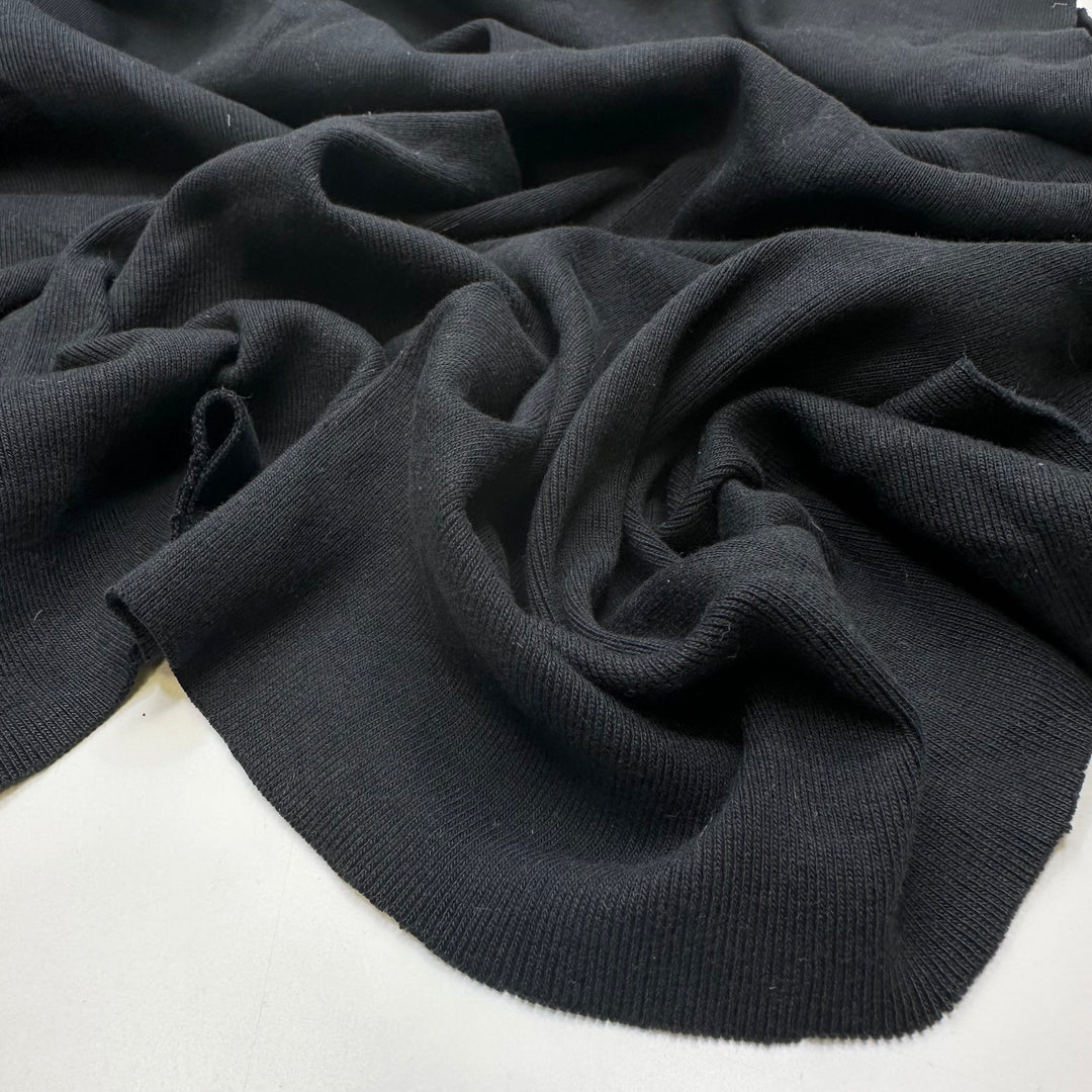 Laying Down The Lawn - Rib Knit Cotton Blend Knit - Black - Bundles