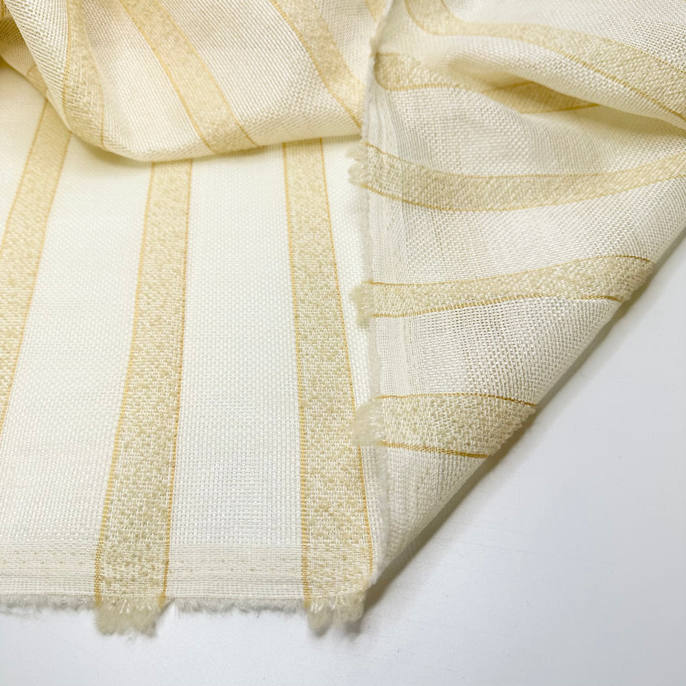 Putting Up The Trellises - Poly Woven - Cream/Beige Stripes - Bundles