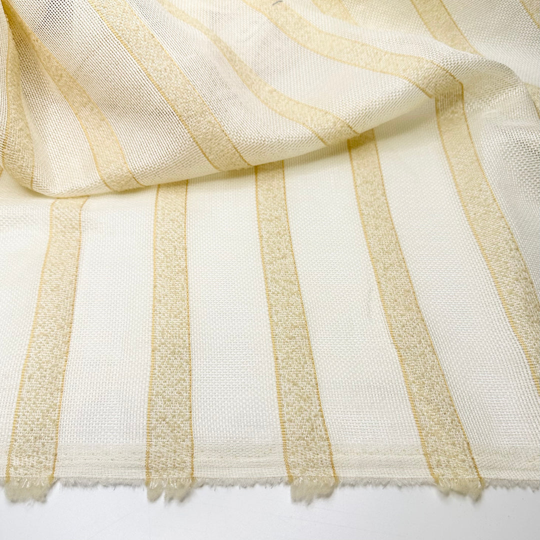 Putting Up The Trellises - Poly Woven - Cream/Beige Stripes - Bundles