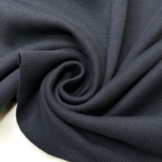 Emperor Palpatines Day Off - Rib Knit Cotton Blend Knit - Grey - 1.5M Bundle