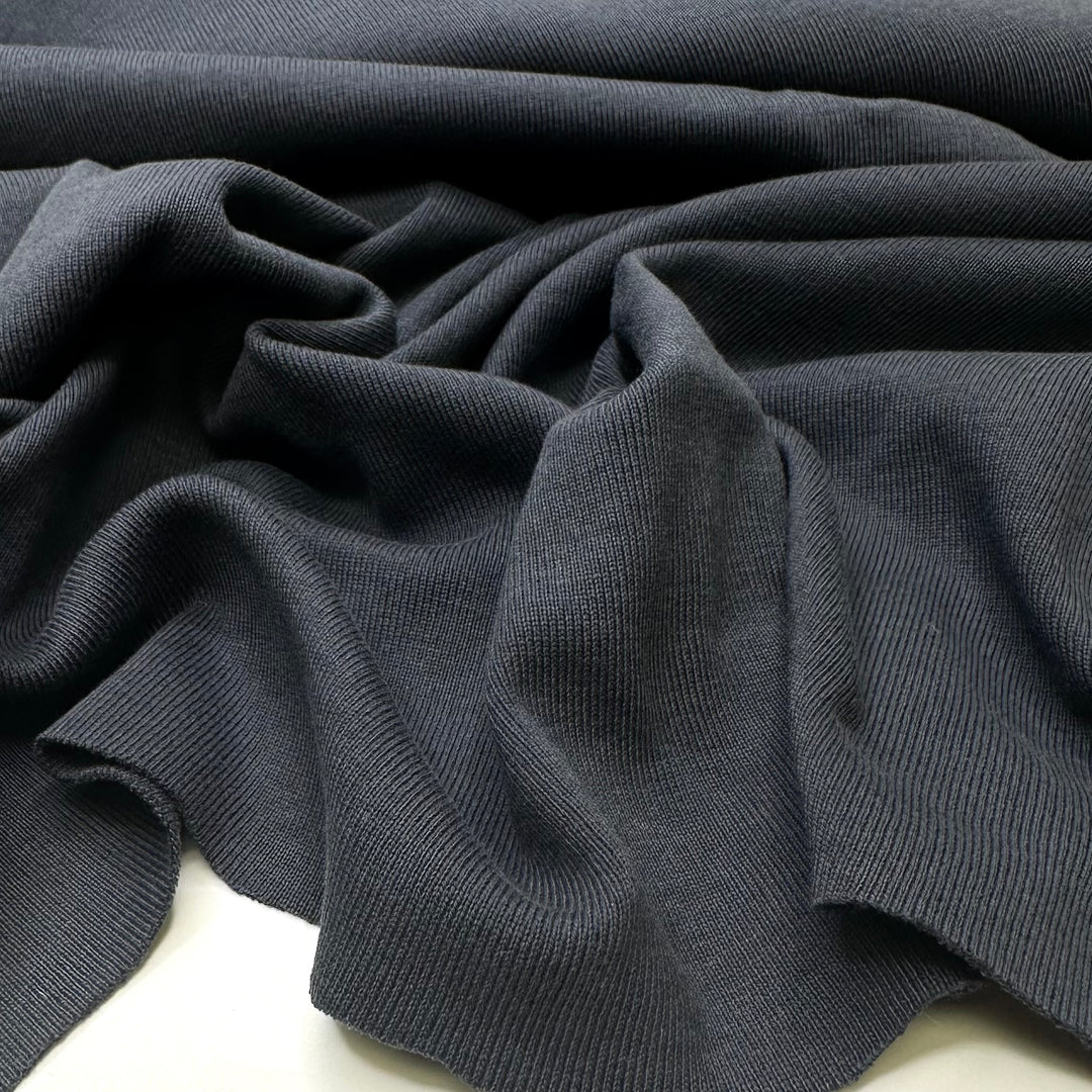 Emperor Palpatines Day Off - Rib Knit Cotton Blend Knit - Grey - 1.5M Bundle