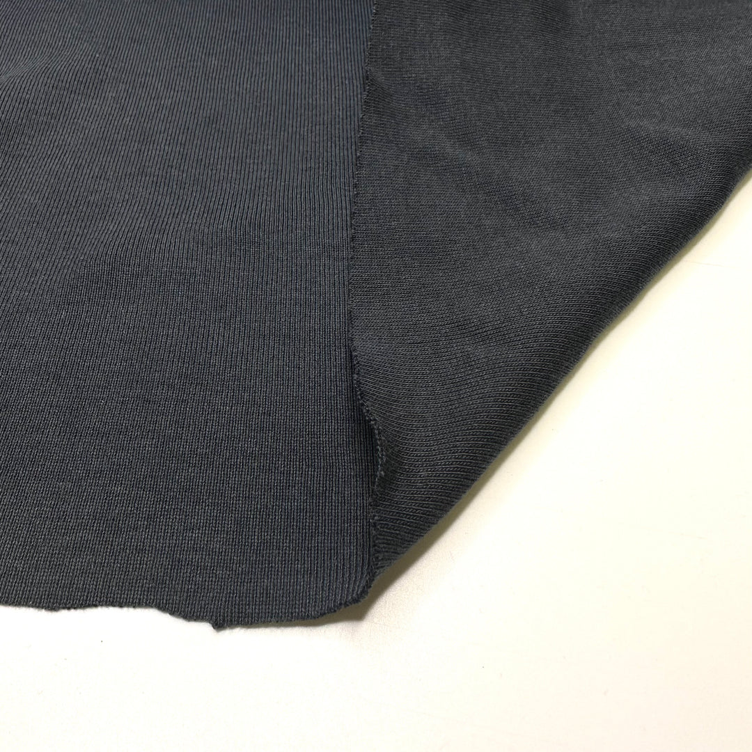 Emperor Palpatines Day Off - Rib Knit Cotton Blend Knit - Grey - 1.5M Bundle