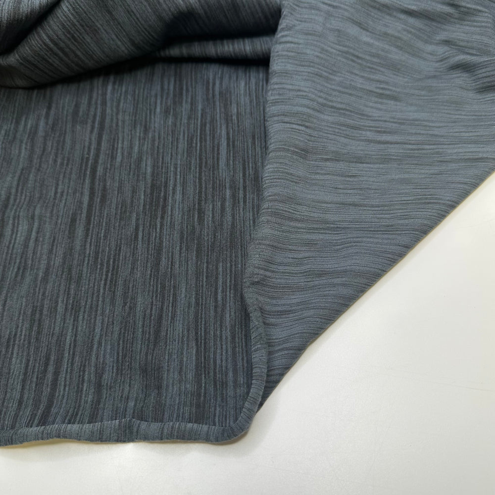 Youre Like No Mother - 1 Side Brushed Jersey Poly/Spandex Knit - Grey/Black Abstract - 1.5M Bundle