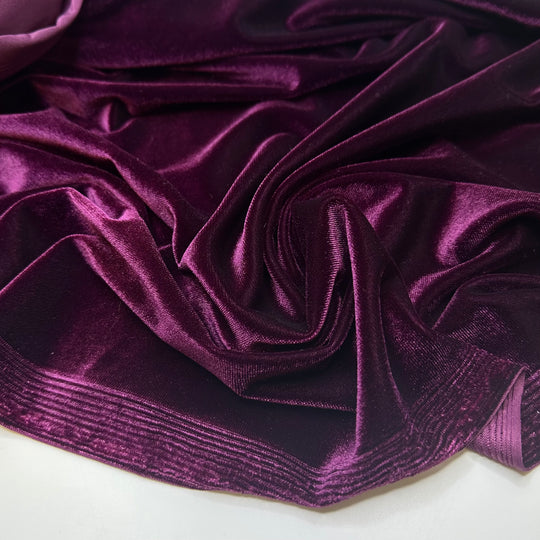 I Love You Berry Much - Knitted Velour Polyester Blend Knit - Purple - Bundles