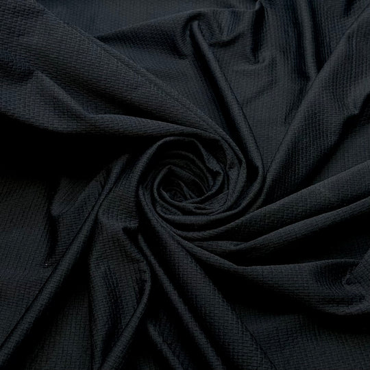 Black Sand Beach - Polyester Blend Knit - Black - 2M Bundle