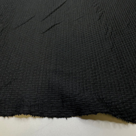 Black Sand Beach - Polyester Blend Knit - Black - 2M Bundle