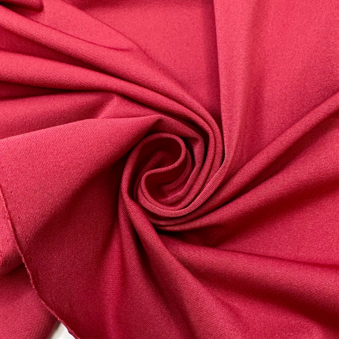 Strawberry Cake By The Lake - Chitosante Polyester Blend Knit - Dark Red - Bundles