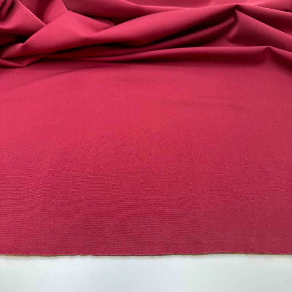 Strawberry Cake By The Lake - Chitosante Polyester Blend Knit - Dark Red - Bundles