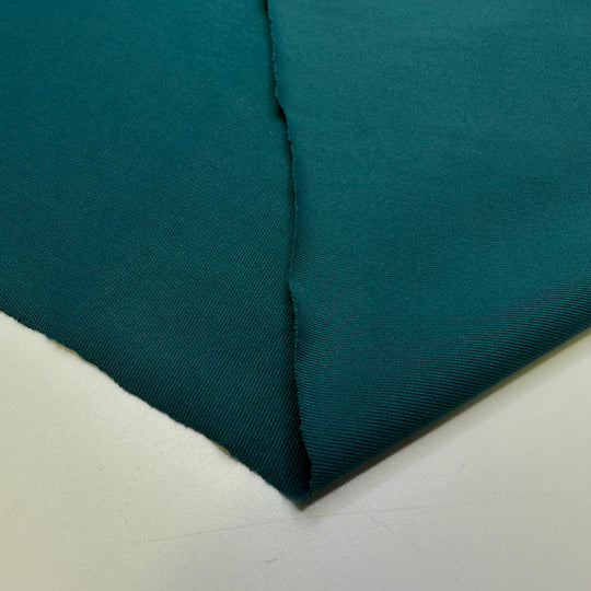Staring Into The Deep Sea - Polyester Blend Knit - Teal Blue - 1M Bundle