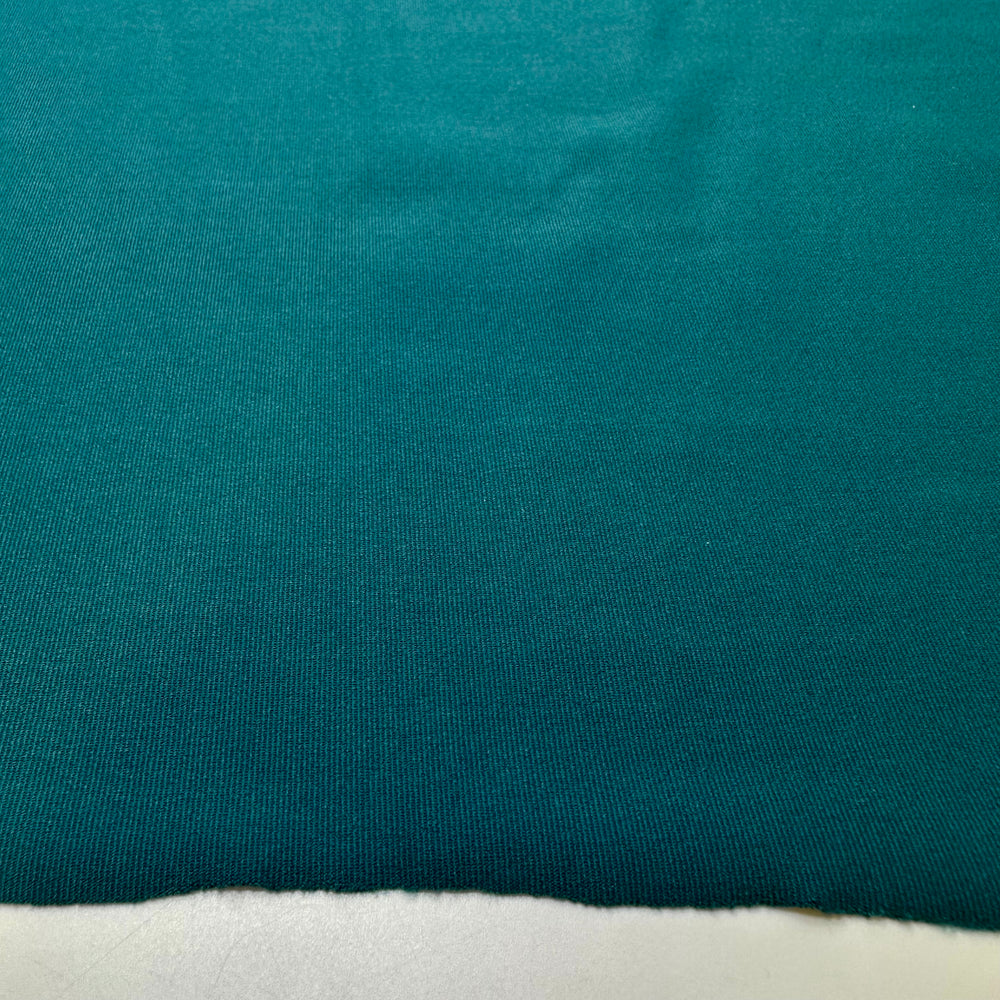 Staring Into The Deep Sea - Polyester Blend Knit - Teal Blue - 1M Bundle