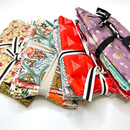 Scrap Size Quilting Pack - Cotton Blend Woven - Multi Multiple - 1M Bundle