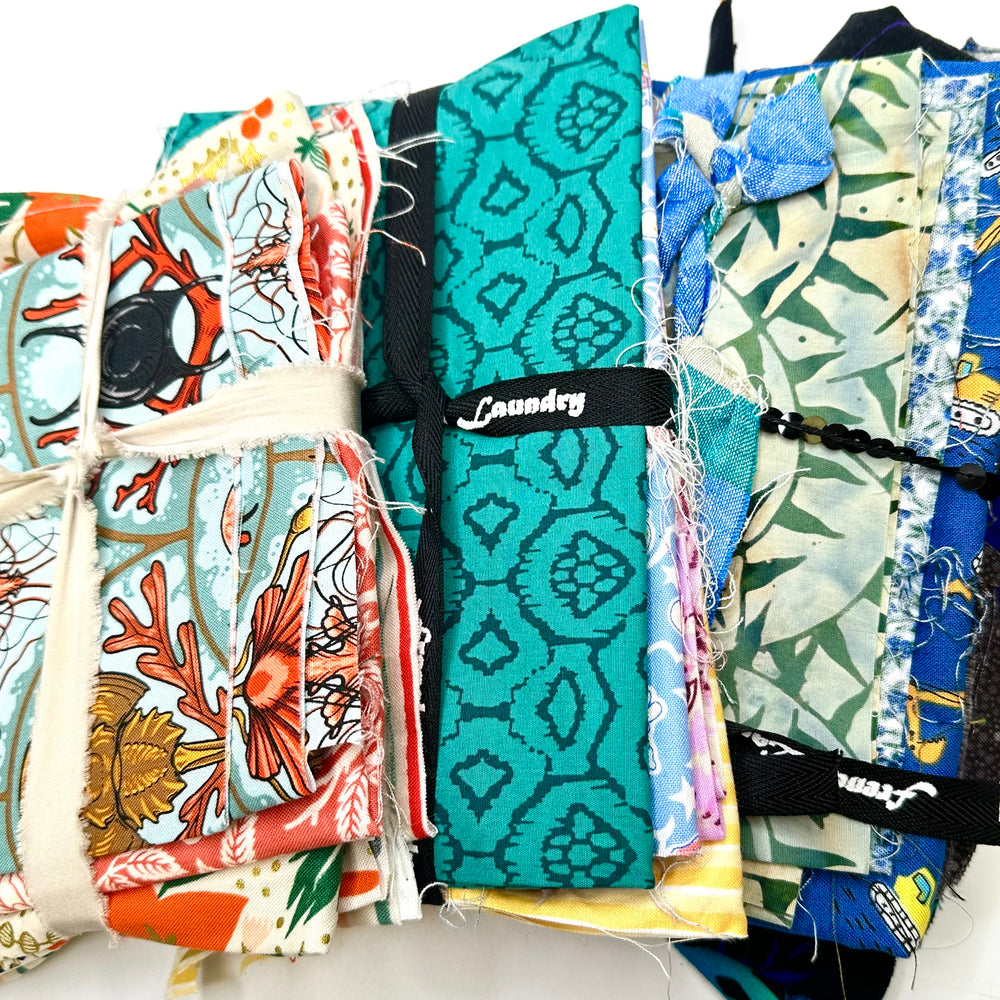 Scrap Size Quilting Pack - Cotton Blend Woven - Multi Multiple - 1M Bundle