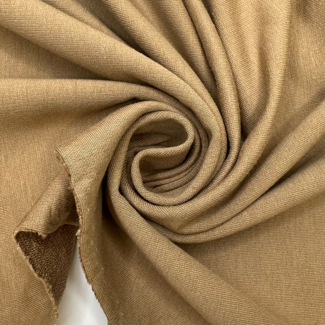 Taming A Lions Mane - French Terry Bamboo Blend Knit - Light Gold/Beige - 2M Bundle