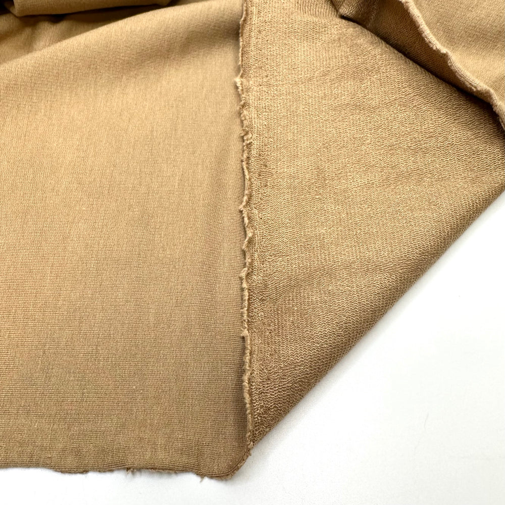 Taming A Lions Mane - French Terry Bamboo Blend Knit - Light Gold/Beige - 2M Bundle