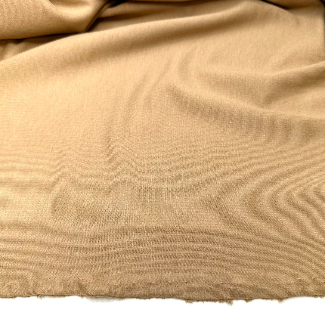 Taming A Lions Mane - French Terry Bamboo Blend Knit - Light Gold/Beige - 2M Bundle
