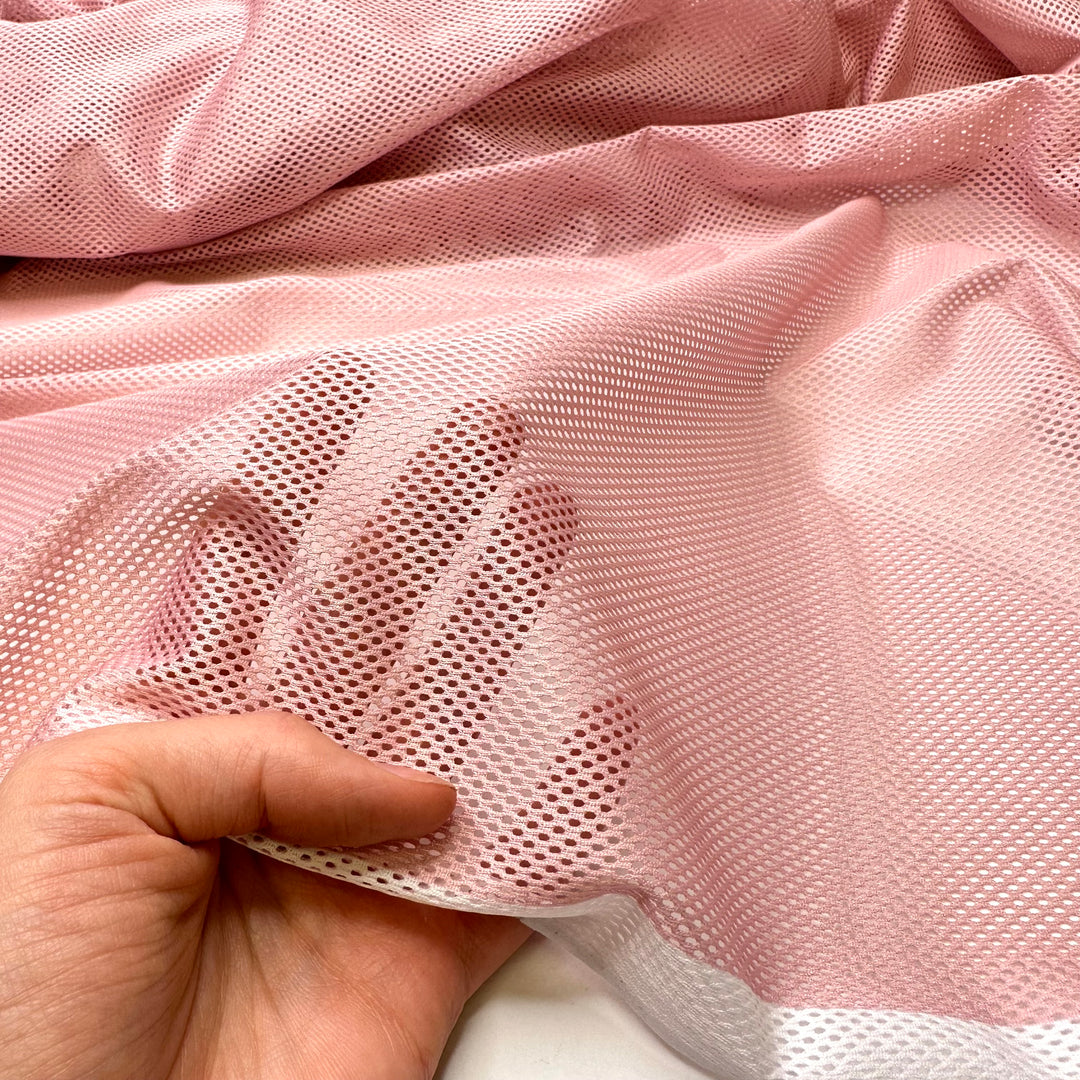 Post Grand Slam Glam - Sport Mesh Polyester Blend Knit - Pink - 1M Bundle