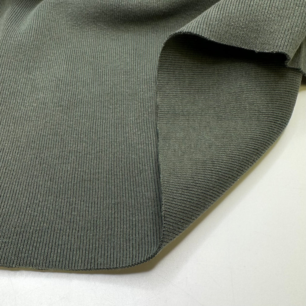 Watching Tv - Tubular Rib Knit Cotton Blend Knit - Green - 2M Bundle