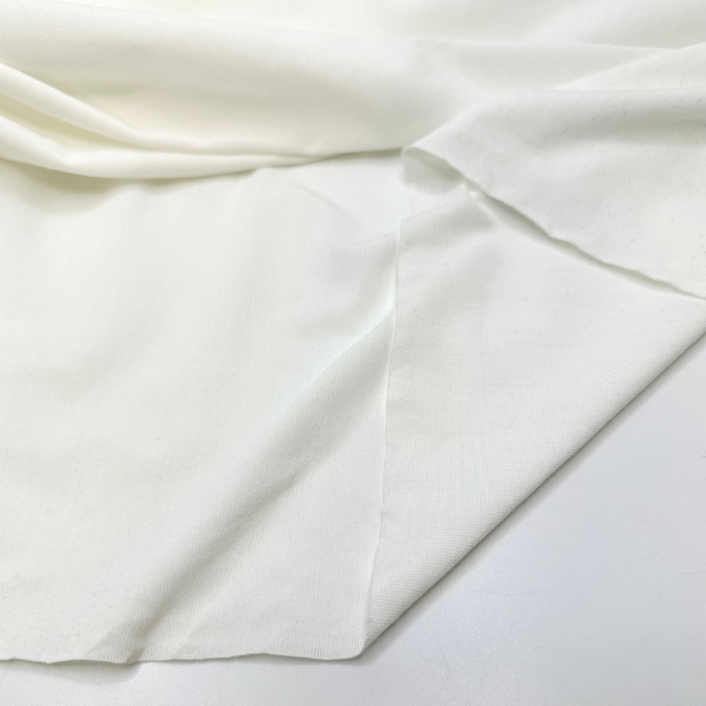 Qweeen - Jersey Polyester Blend Knit - White - 2M Bundle
