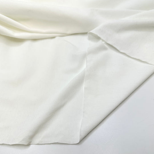 Qweeen - Jersey Polyester Blend Knit - White - 2M Bundle