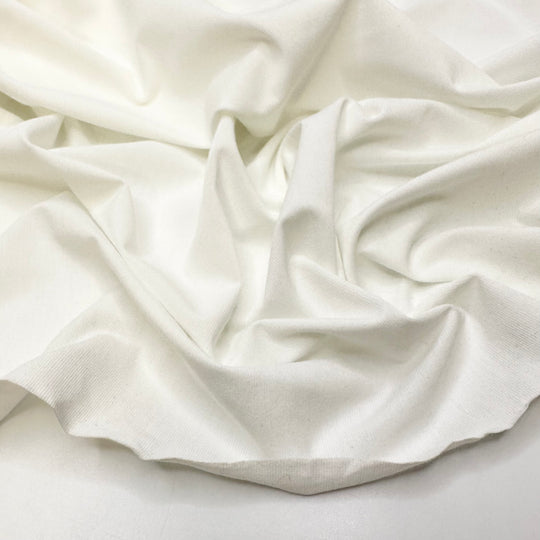 Qweeen - Jersey Polyester Blend Knit - White - 2M Bundle