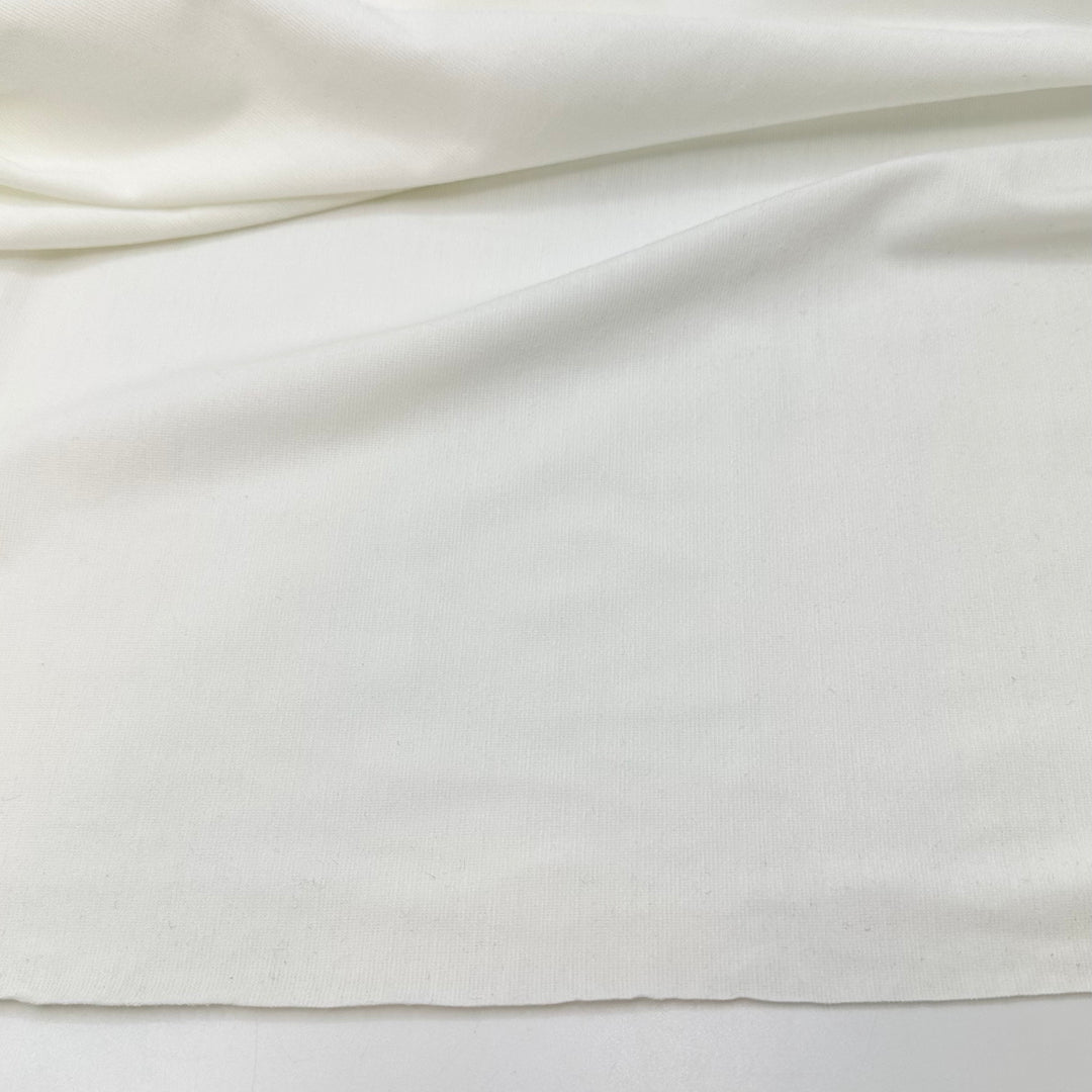 Qweeen - Jersey Polyester Blend Knit - White - 2M Bundle