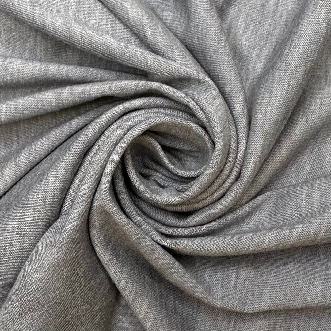 Dont Sweat It - Jersey Polyester Blend Knit - Light Grey - 2M Bundle