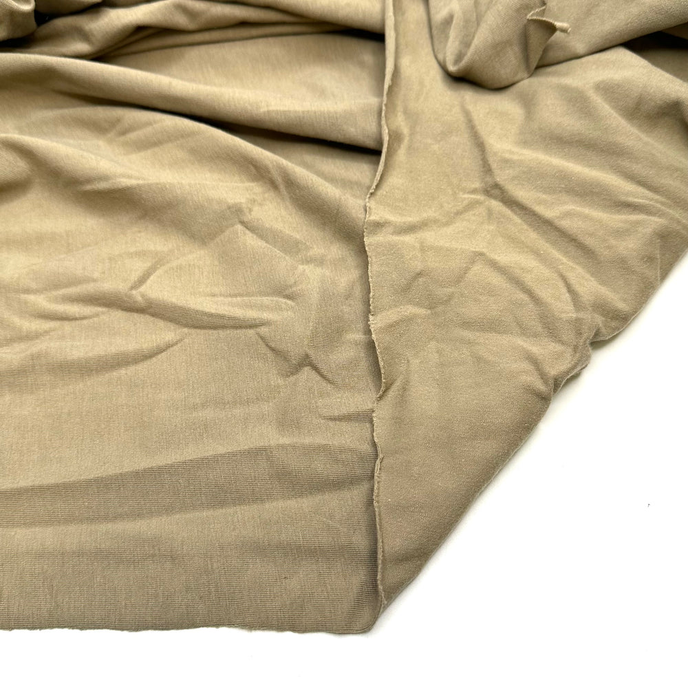 Thats Your Colour - Jersey Cotton Blend Knit - Light Green/Beige - 1M Bundle