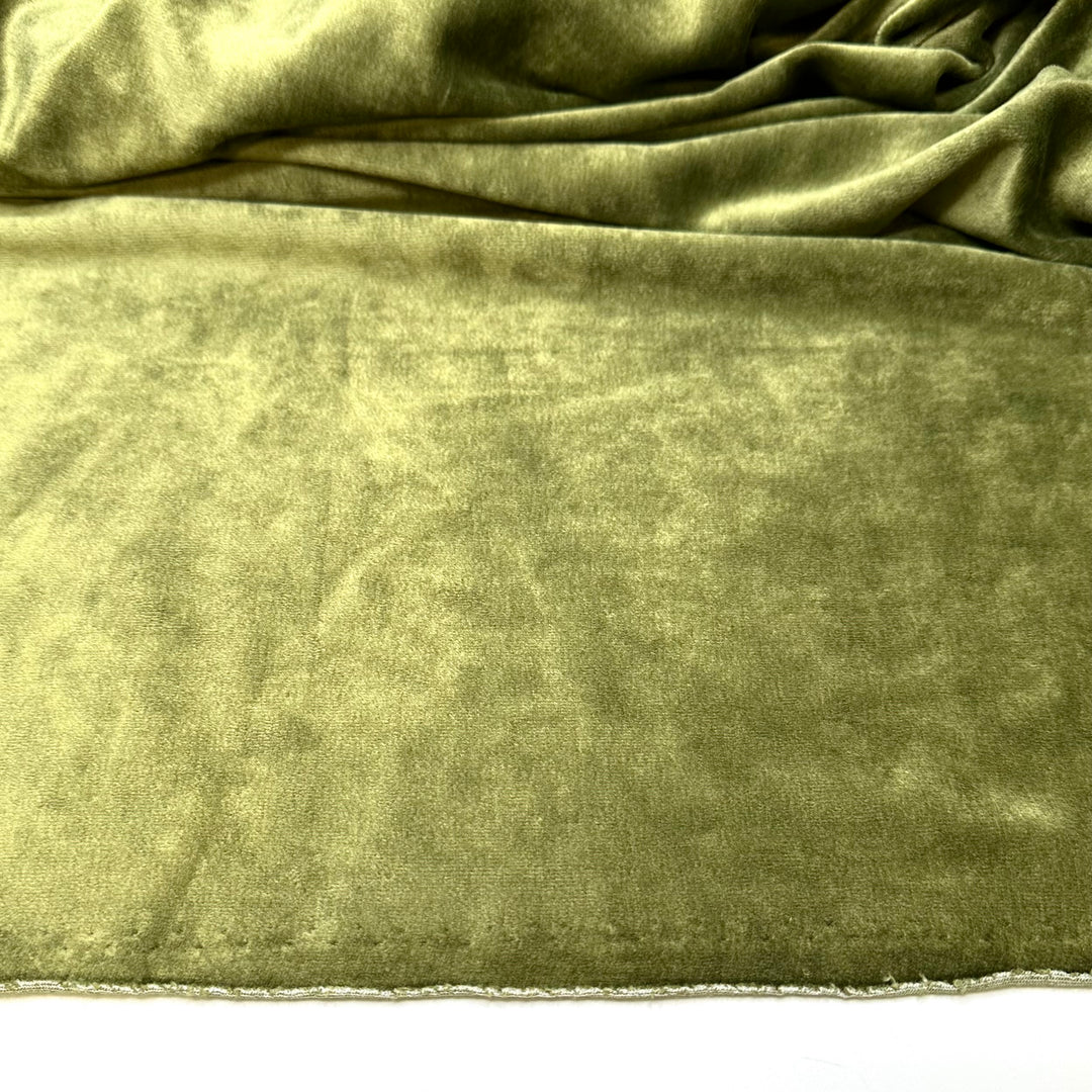The Grinch As A Drag King - Knitted Velour Cotton Blend Knit - Green - 2M Bundle