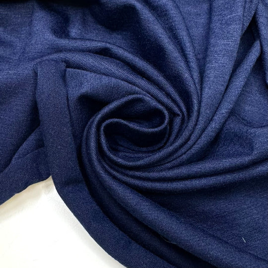 Sweet Serene - Jersey Polyester Blend Knit - Navy - Bundles