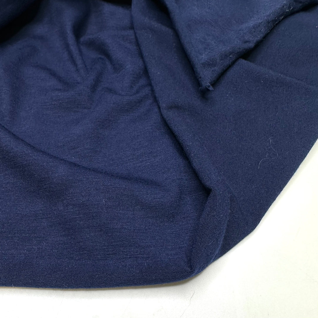 Sweet Serene - Jersey Polyester Blend Knit - Navy - Bundles
