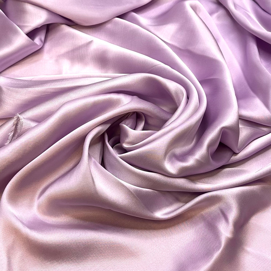 Be Fierce - Sateen Polyester Blend Woven - Light Purple - 2M Bundle