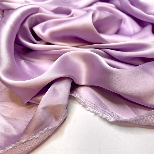 Be Fierce - Sateen Polyester Blend Woven - Light Purple - 2M Bundle