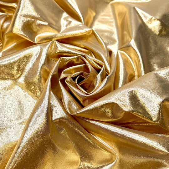 Golden Girls - Metallic Lame Poly Woven - Gold - Bundles