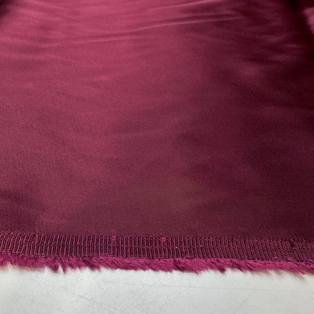 Dont Forget The Wine - Satin Cotton Blend Woven - Burgundy - 2M Bundle