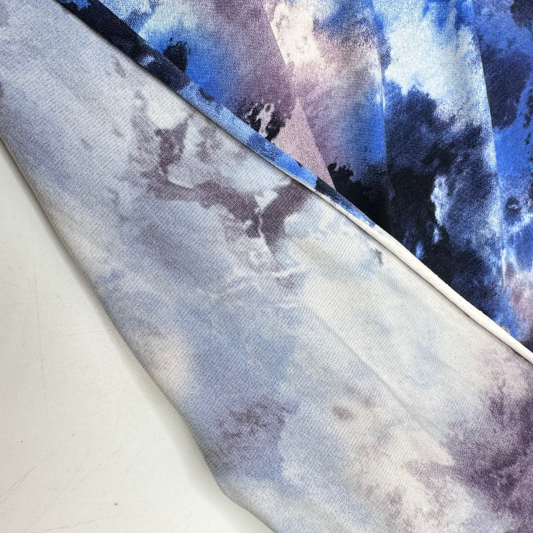 NTF - July 4 - Jersey Poly/Spandex Knit - Blue/Purple Abstract - Bundles