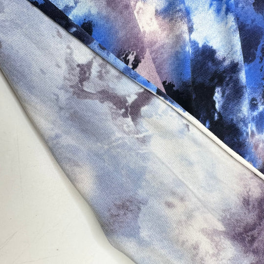 NTF - July 4 - Jersey Poly/Spandex Knit - Blue/Purple Abstract - Bundles
