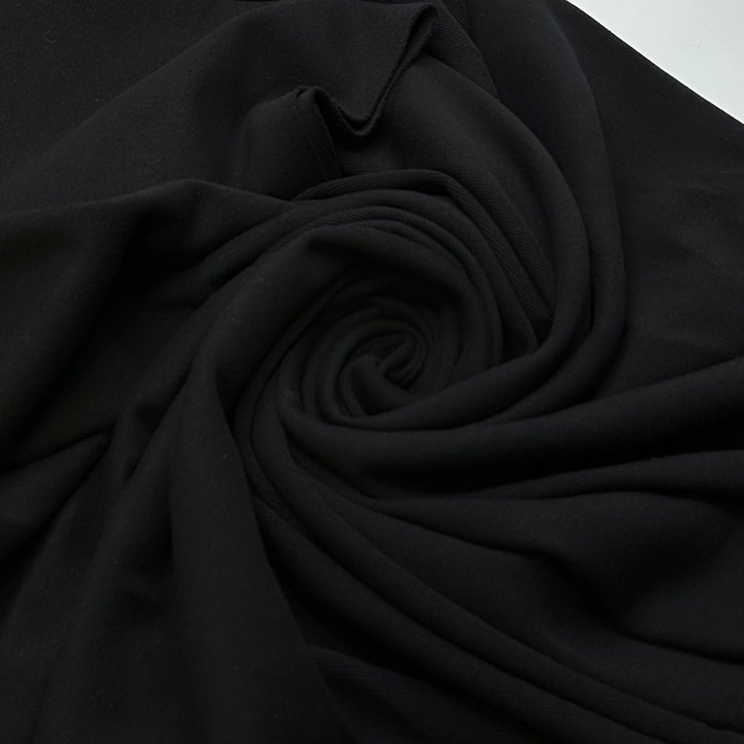 Time To Pack - Rib Knit Cotton Blend Knit - Black - 2M Bundle