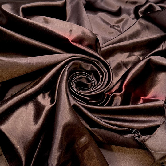 Cutting The Wedding Cake - Satin Poly/Cotton Woven - Dark Brown - Bundles