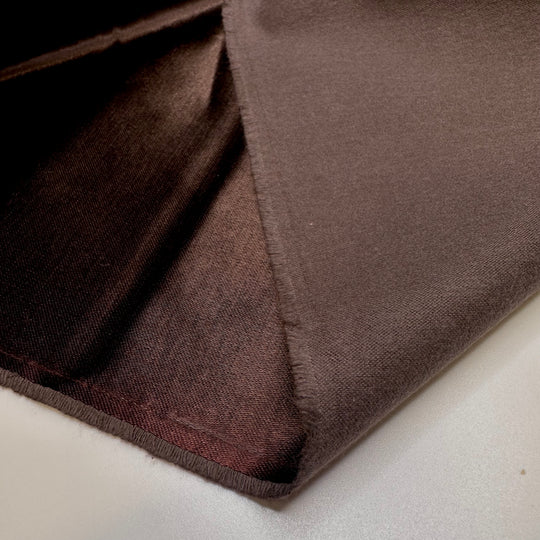 Cutting The Wedding Cake - Satin Poly/Cotton Woven - Dark Brown - Bundles