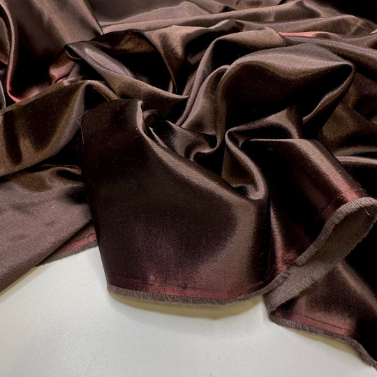 Cutting The Wedding Cake - Satin Poly/Cotton Woven - Dark Brown - Bundles