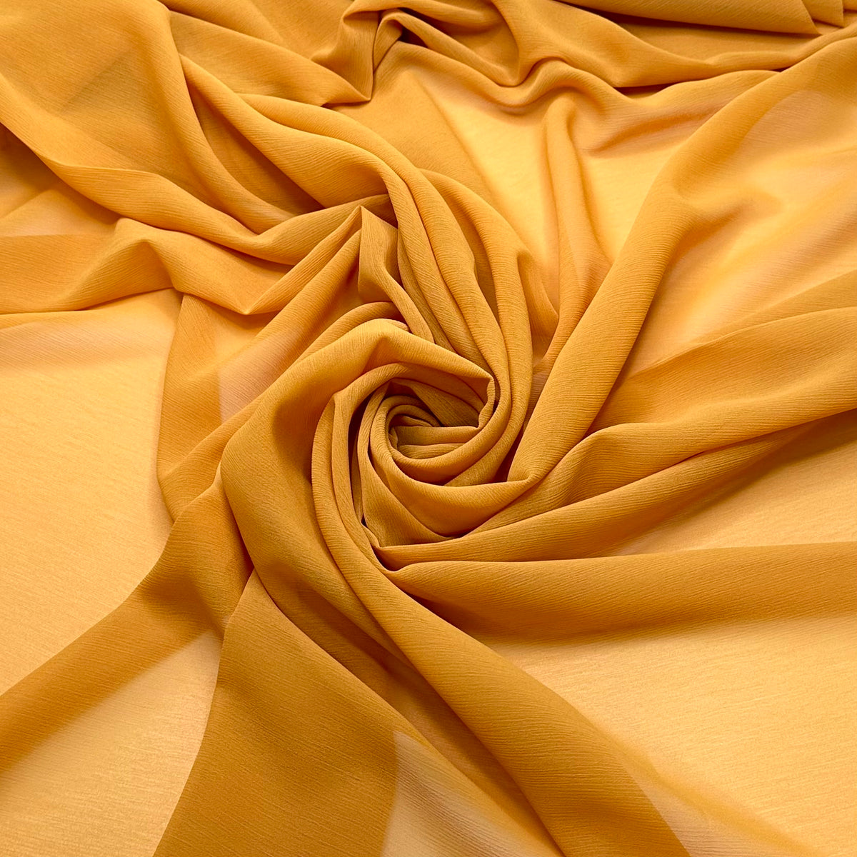 Destination Wedding - Georgette Poly Woven - Light Yellow - 2M Bundle