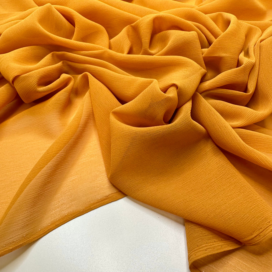 Destination Wedding - Georgette Poly Woven - Light Yellow - 2M Bundle