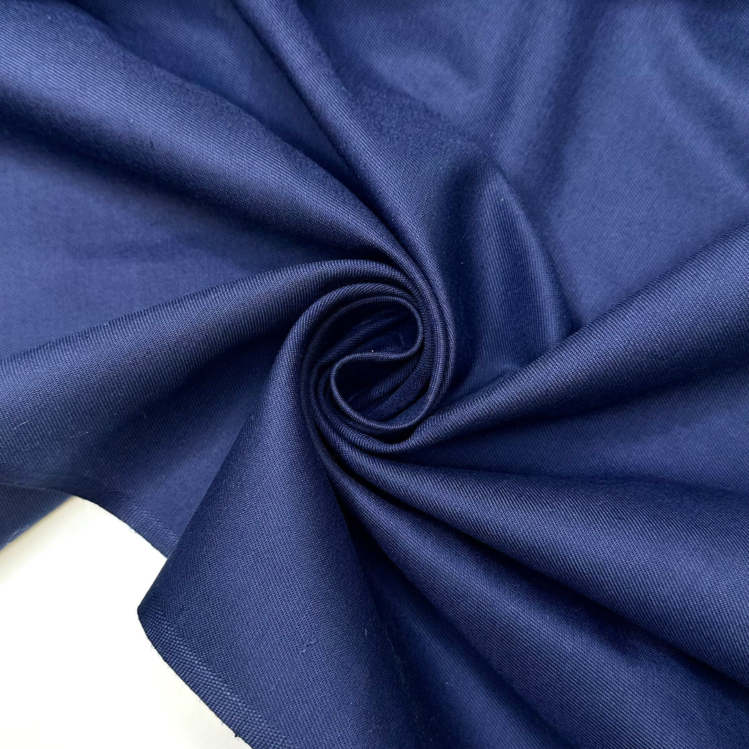 Starting On A Blank Canvas - Twill Weave Poly Woven - Navy/Blue - Bundles