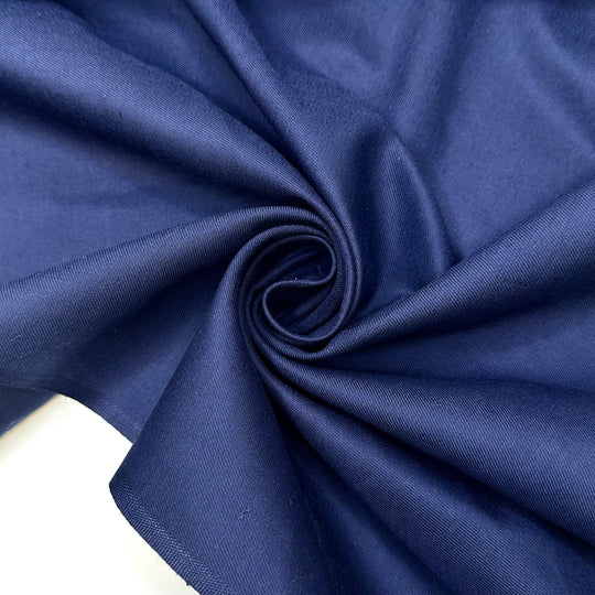 Starting On A Blank Canvas - Twill Weave Poly Woven - Navy/Blue - Bundles